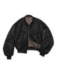 Rockpsycho Leopard Bomberjacke Schwarz