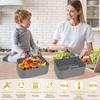 Silicone Air Fryer Liner Food Grade Non-Stick Mat Heat Resistant Reusable Baking Pan Liner Dishwasher Safe Fryer Basket Insert
