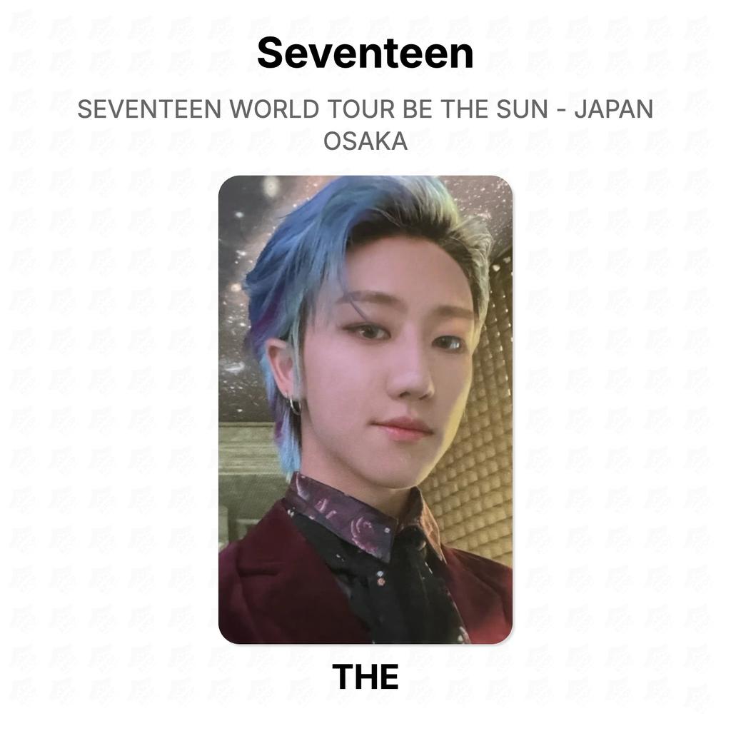 Seventeen WORLD TOUR BE THE SUN - JAPAN OSAKA Official Photocard