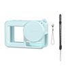 Silicone Case for DJI OSMO Action 5 Pro Body Bumper Protective Cover+Lens Cap Anti-scratch Protector Soft Shell Accessories Set