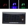 Water Temp Gauge DC12V LCD Screen Motorcycle Water Temp Meter Digital Display with 18mm Sensor Adapter for Modification