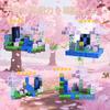 Building Blocks 150 Pieces 4 DIY Sakurajima Theme 3D Educational Building Christmas Birthday Gift Minecraft-inspired Set, + Characters, Set, Puzzle,