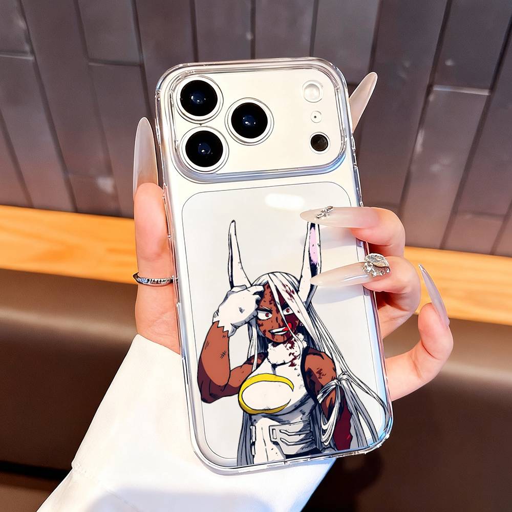 Rumi Usagiyama Mirko Phone Case For iPhone 7,17,16,15,14,13,12,11 Pro,Max,Plus,XR,Mini,E Clear Full-coverage Soft Cover