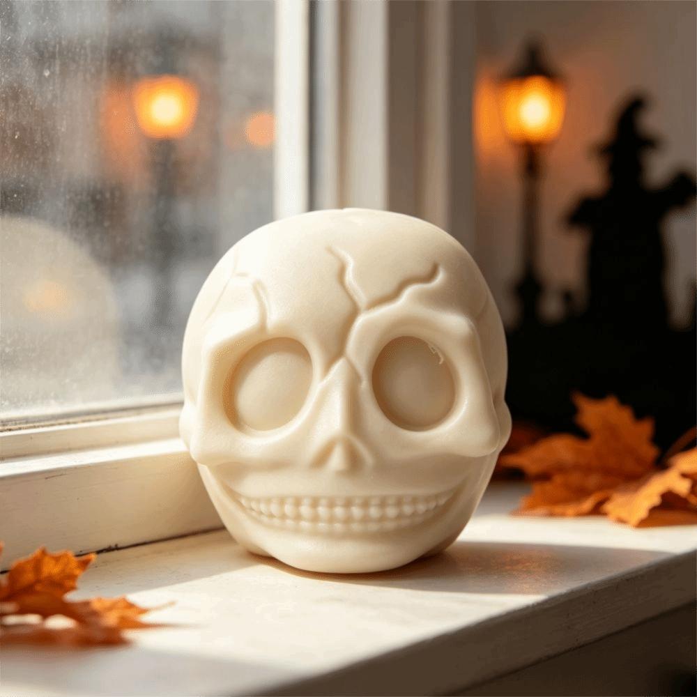 Crunchy Pumpkin Skull Kneading Toy Crackling Pumpkin Skull Squishy Toy Halloween
