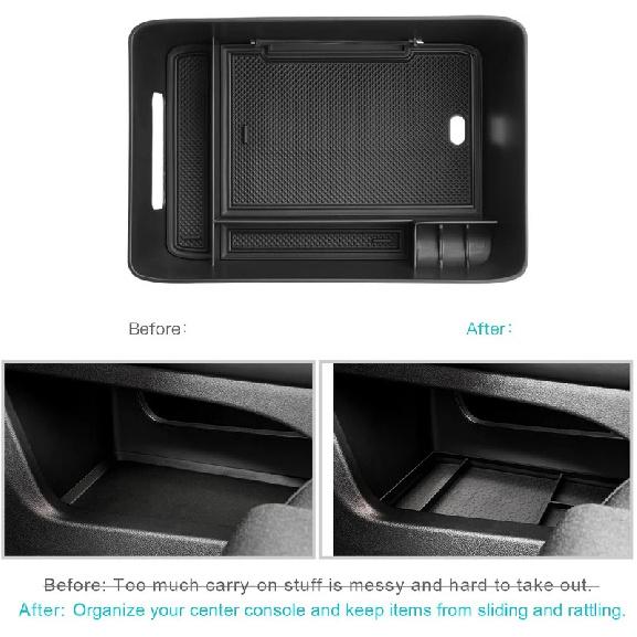 Lower Armrest Storage Box Center Console Tray for Nissan Pathfinder   2024 Armrest Lower Storage Accessories Organizer