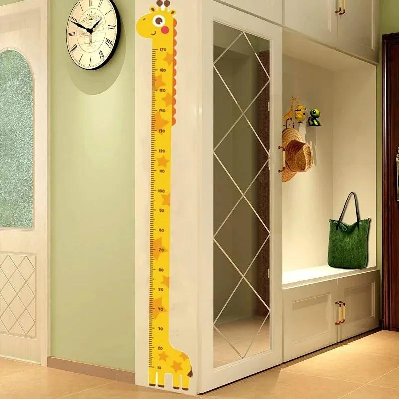 Tabulka růstu dětí Výšková tabulka pro děti Dítě Batole Kluci Dívka na stěnu Místnost Dekorace školky Měřicí nástěnná pravítko Koupelna