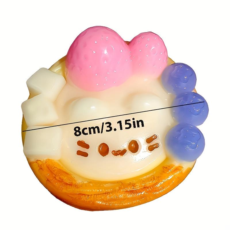 Cute Kitten Egg Tart Pinch and Pressure Ball - Claw Theme, Perfect Christmas/Halloween/Easter Gift