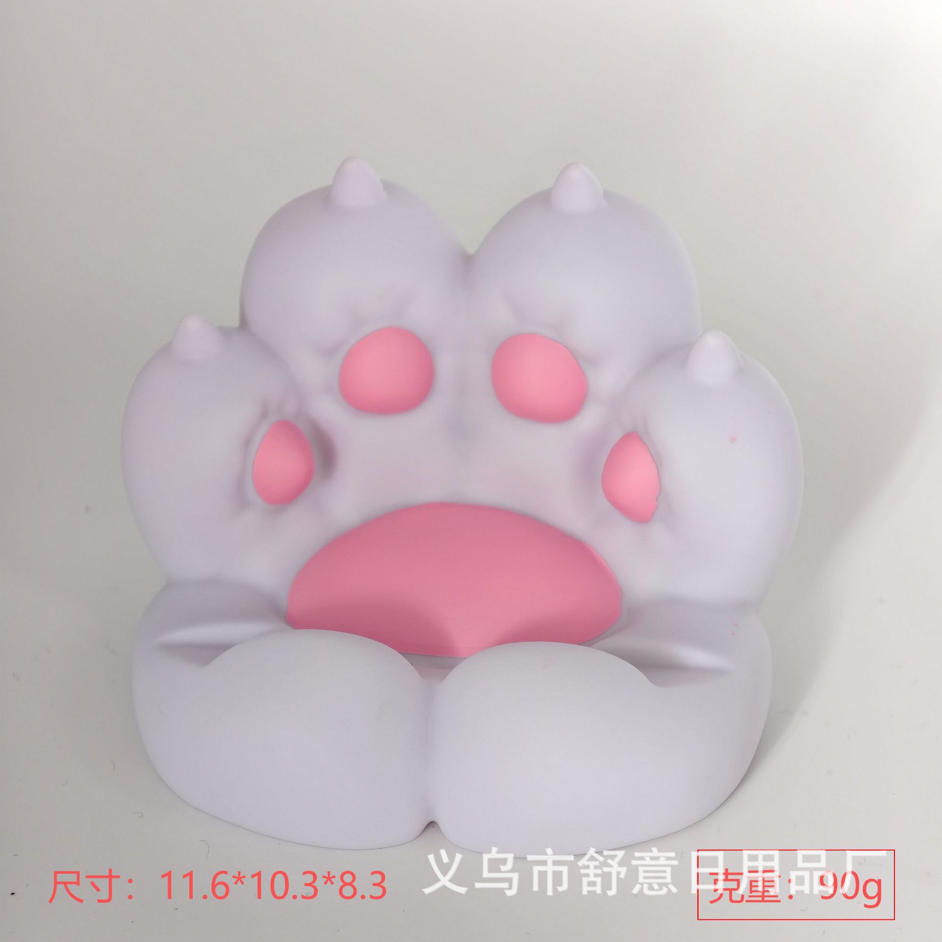 

Cute 3D Printed Cat Paw Phone Holder For Desktop Anti Vibration Adjustable Lazy Stand For Mobile Devices