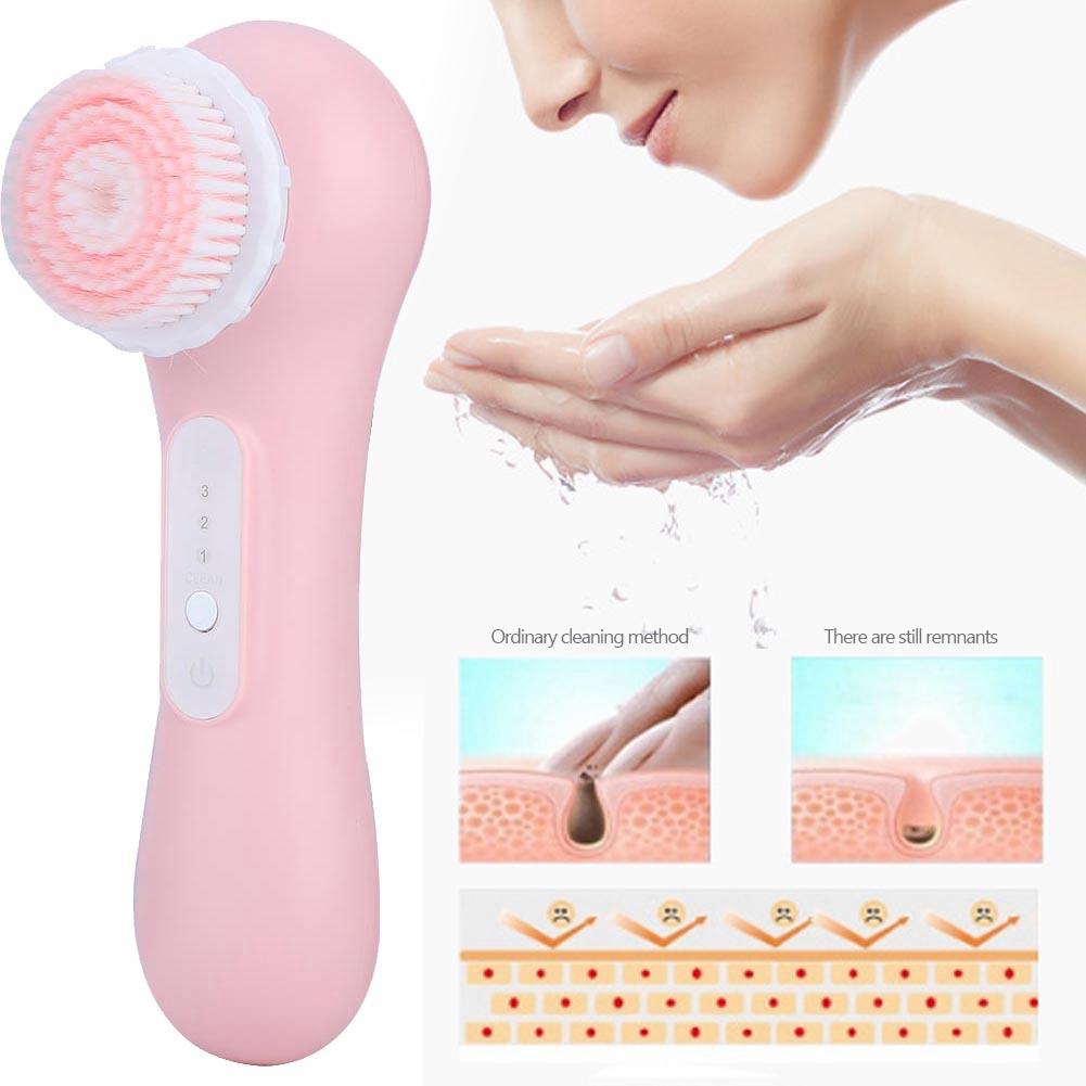 Electric Face Cleansing Brush Household Skin Pore Deep Cleaner Massage Instrument
