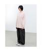 Saendeusaundeu (Unisex) Leopard Wide Oval Elastic Waist Pants Ash