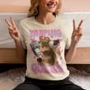 Yapping Queen Funny Cat Meme T-shirt, Gift for Her, Ironic Cats Shirt, Goofy Ahh Tshirt, Cute Cats Shirt, Gift for Yapper Girlfriend, Memes