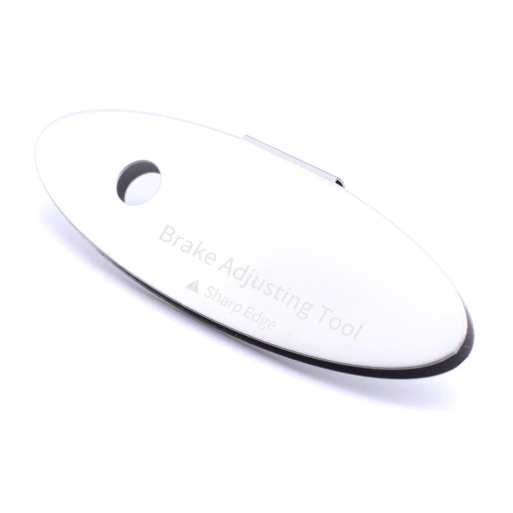 Cycle Disc Brake Pad and Rotor Alignment Tool Stainless Steel Bike Disc Brake Pad Adjustment Tool