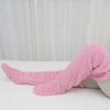 Long Coral Fleece Stockings Thicken Thigh High Socks Simple Plush Stockings Women  Men Women