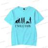 Funny BDSM Evolution T-Shirts for Men Women Harajuku BDSM Evolution Trend Streetwear Round Neck Short Sleeve Unisex T Shirt