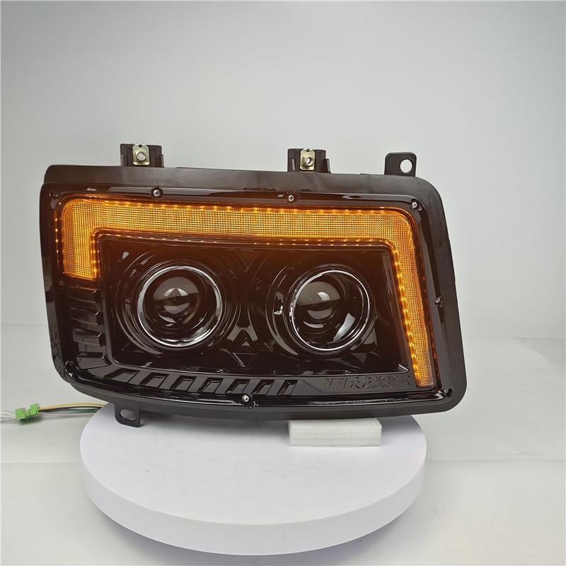 

Dongfeng Tianlong Flagship Front Headlight Assembly - Modified Double Lens, Four Low Beams, Four High Beams, Individual Accessories Available Right Laser Cube Headlight (Passenger Side)