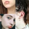 40/60Pcs Women Nose Piercing Ring Steel Silver Surgical Hoop Cartilage Stud