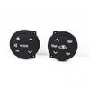 Pair Steering Wheel Control Rubber Button Cushion For Toyota Prius Prius C 12-14