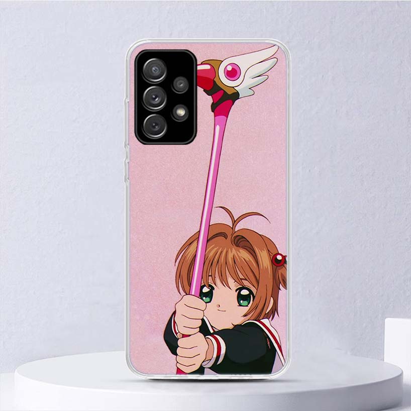 CardCaptor Sakura Anime Soft Case For Samsung Galaxy A17 A16 A26 A36 A56 A15 A14 A13 A55 A54 A53 Phone Cover A25 A35 A24 A34 A23