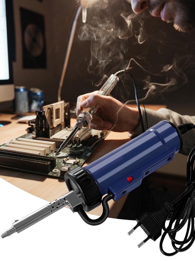 BBT-580 Automatic Vacuum Desoldering Pump AC 110V/220V Vacuum Solder Sucker 30W with 3 Suction Tip for Tin Removal and Soldering