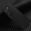 Business Splicing Kevlar Texture Carbon Fiber Skin Feel Case For Samsung Galaxy Z Fold7 6 5 4 3 PC Slim Drop-proof Protect Cover