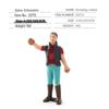 Cross-Border Farm Scene Worker Doll: Female Farmer with Shovel Ornament for Model Landscaping