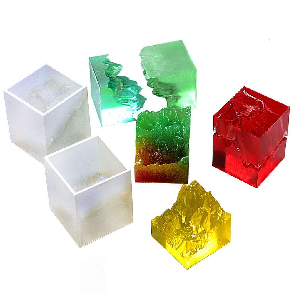 Landscape Broken Mountain Snow Mountain Jewelry accessory Jewelry Making Silicone Mold Crafts Tools