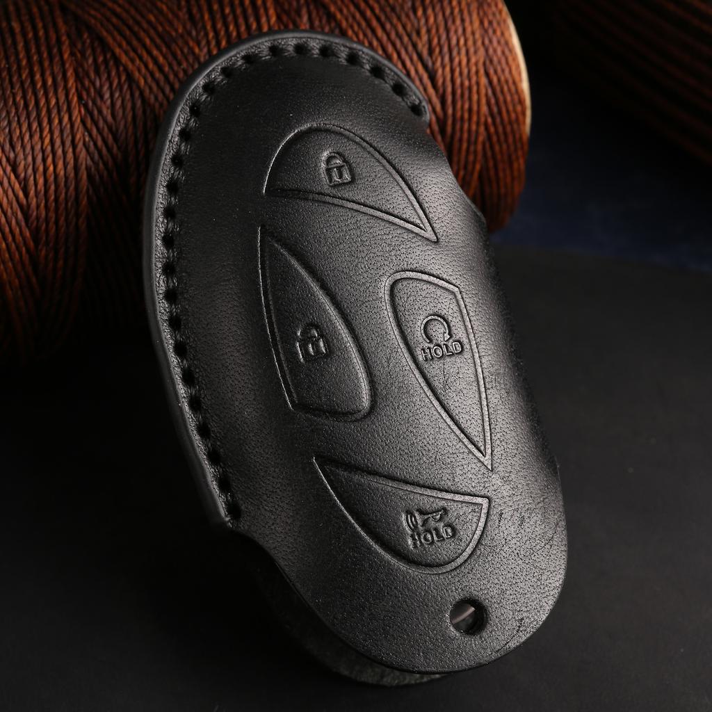 Leder Schlüsselhülle ist geeignet für moderne Autoschlüsselhülle, reine handgenähte Echtleder High-End Schlüssel Schutzhülle