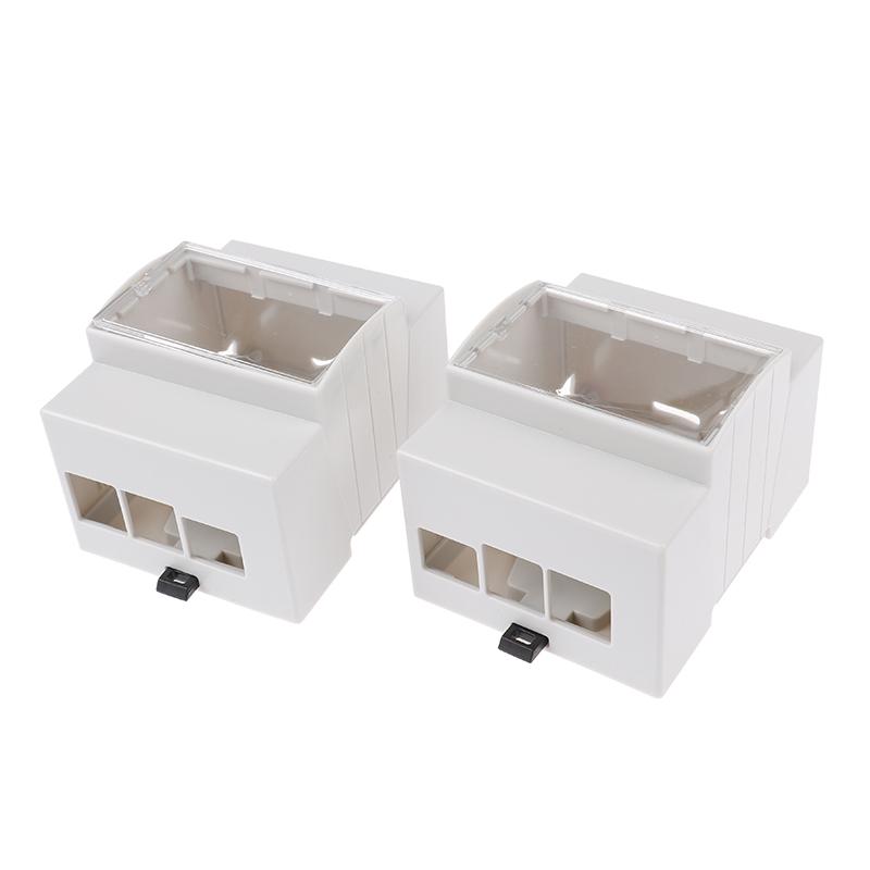 

1 шт., чехол из АБС-пластика, белый защитный чехол для Raspberry Pi 4B 3B/3B+