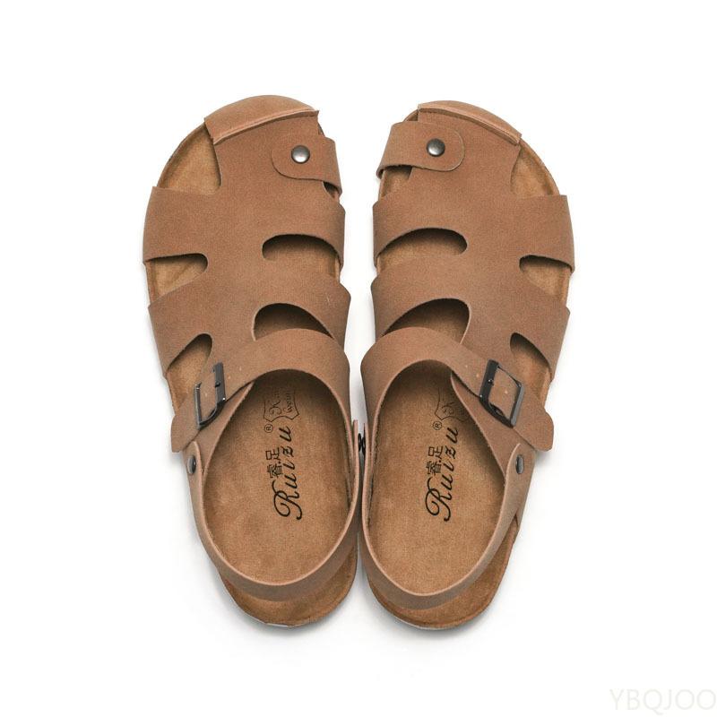 2022 Newest Summer Fashion Men Leather Sandals Outdoor Comfortable Breathable Sports Casual Non-Slip Beach Luxury Sandals