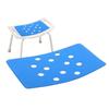 4PCS Bathromm Chair Anti-Slip Mat 35*24*0.4cm Non-Slip Blue Bath Chair Pads For Seniors & Pregnant Women Bathromm Accessories