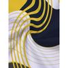 European and American Yellow Checkered Printed Men's T-shirt Street Trend Short Sleeved Versatile Top
