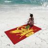 Toalla de Bandera Romana SPQR Suave Ligera Anti-Arena Grande para Playa Secado Rápido Baño Deportes Familia
