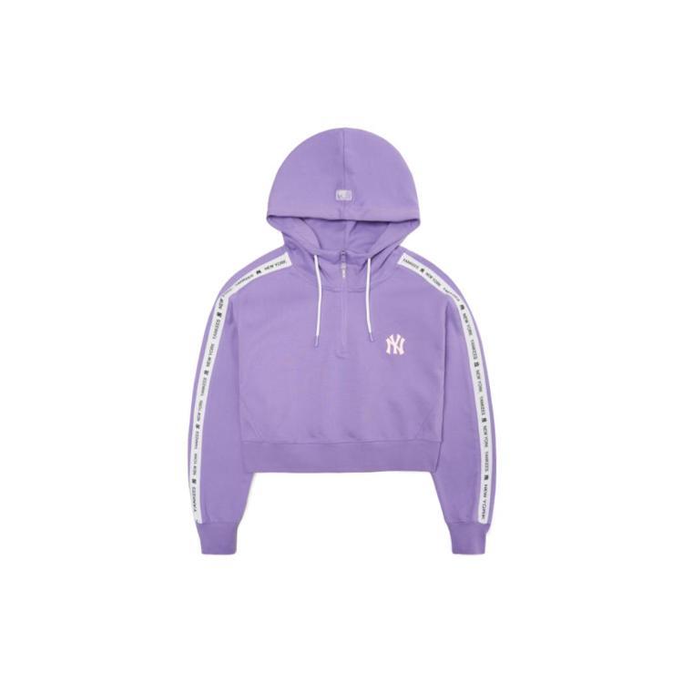 New MLB New York Yankees Sweatshirts Women's Purple 3FHDA0121-50PPN