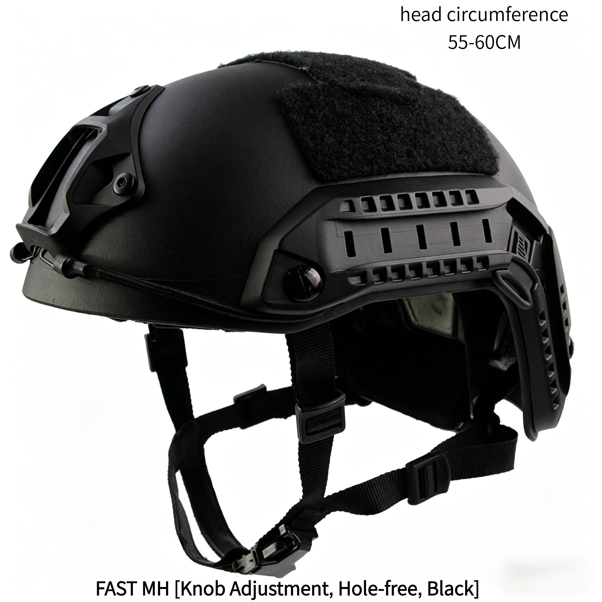 

Fast Tactical Helmet, ABS Shell, Adjustable Suspension, 55-60cm Head Circumference, for CS Airsoft, Outdoor Training, Paintball & Cycling A