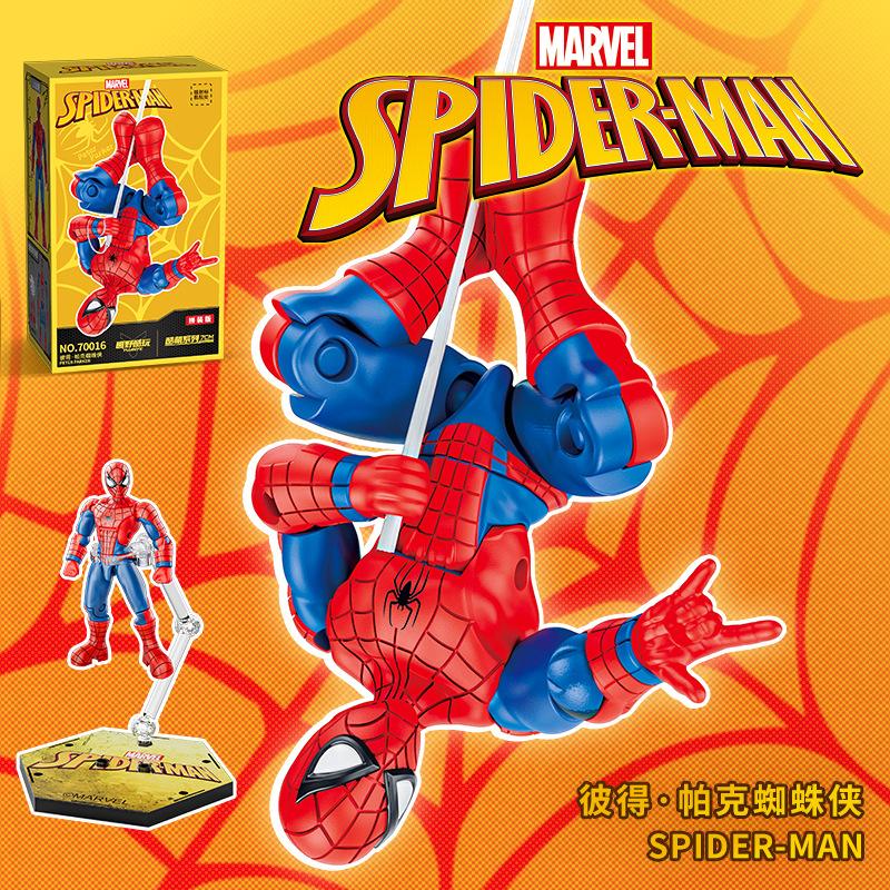 Marvel Legends Blocks Venom BLACK SUIT Spider Man Building Blocks GREEN GOBLIN Cartoon building block Toys For Children Gifts