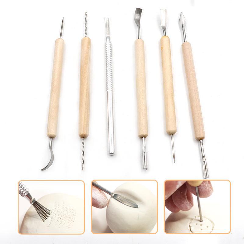 Clay Sculpture Tool Set for DIY Carving and Repair, Detailed Handicraft Knife