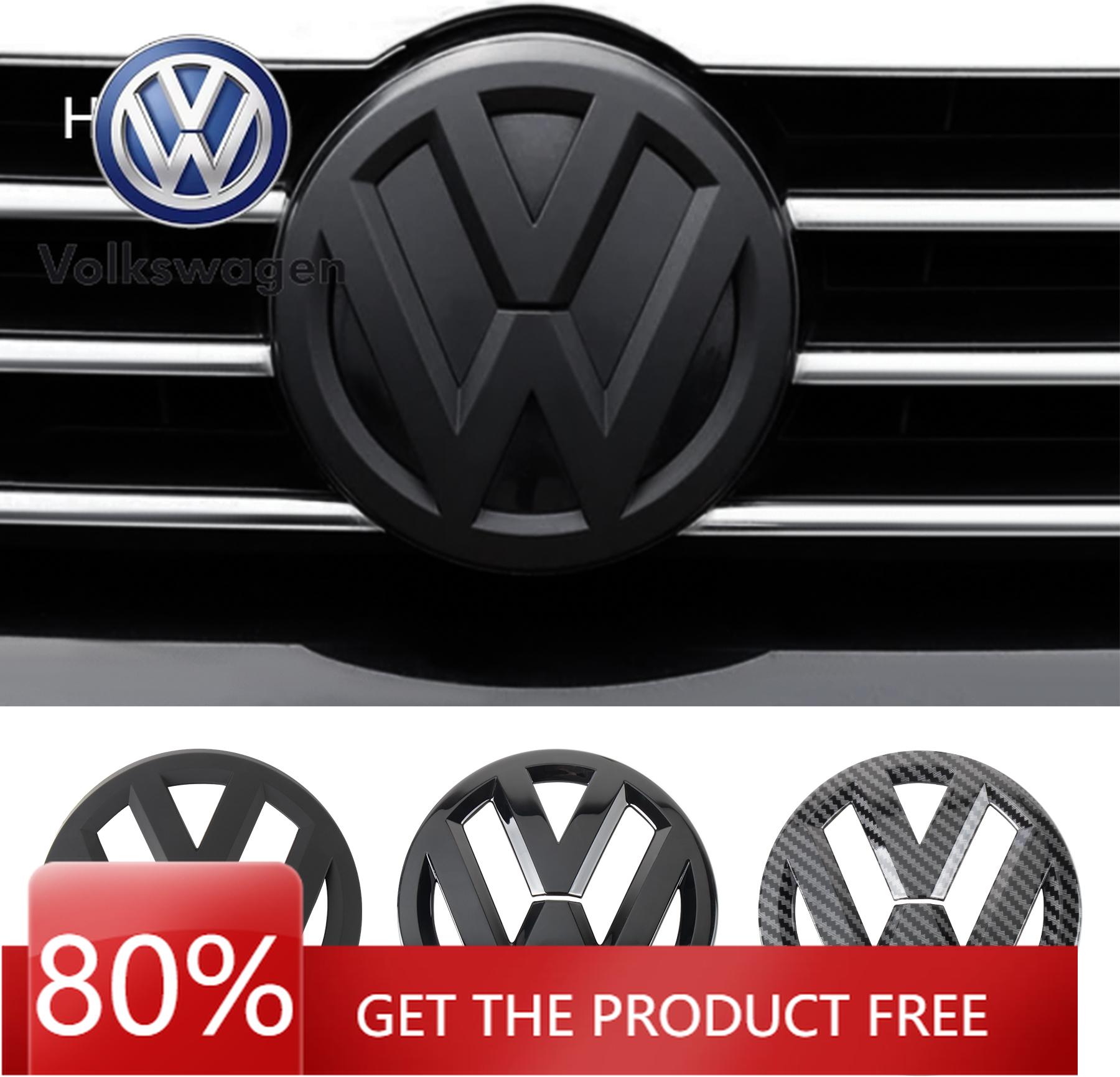 For VOLKSWAGEN VW Car Front Radiator Grille Badges Rear Trunk Emblem Covers Sticker For VW Volkswagen Touareg 2016 2017 2018 Aut