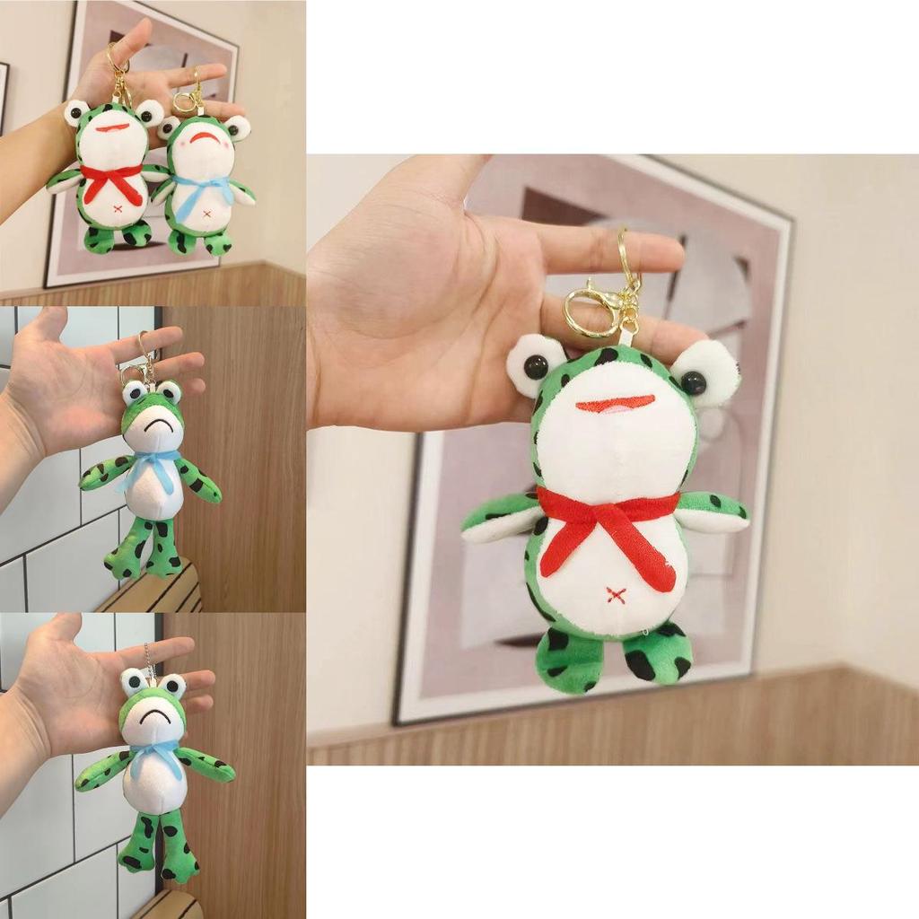 Soft Super 15cm Frog Plush Keychain Long Legs Stuffed Animal Toy