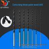 300mm Extended Three-Point Wood Drill Set with Center-Finding Hole Opener, 4-12mm, 7-Piece