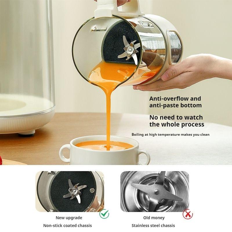 Macchina Tritaghiaccio di Grande Capacità 1500ml Macchina Rompighiaccio Riscaldante Frullatore Multifunzione Spremiagrumi Cucina Produttore di Latte di Soia