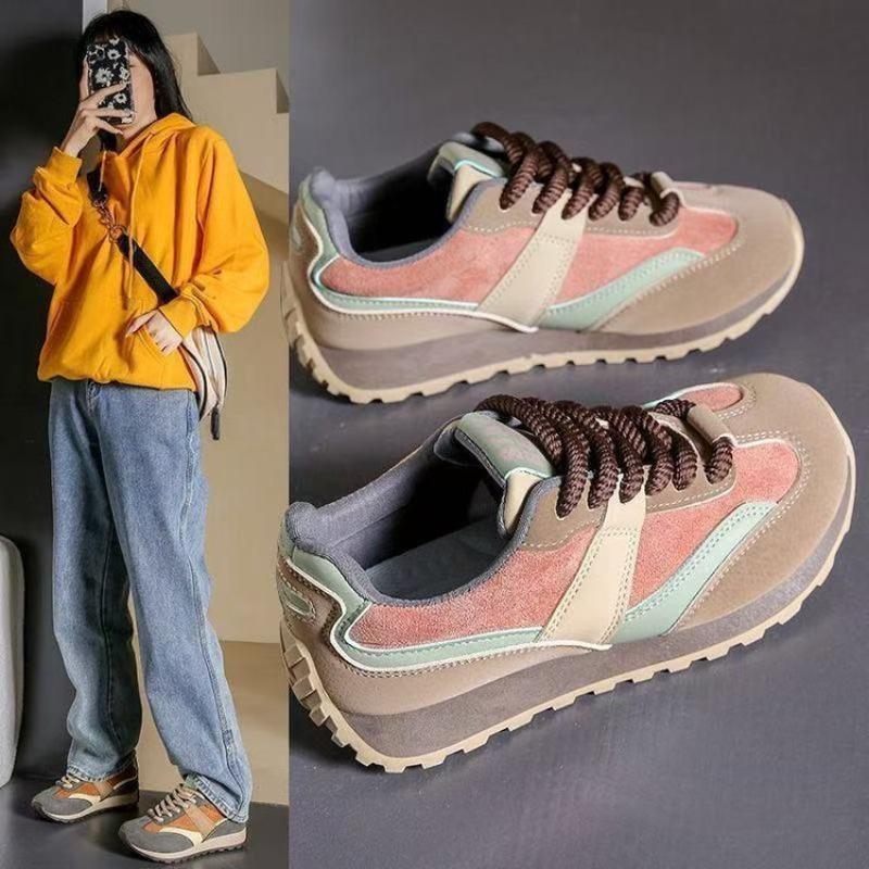 Bawełniane buty o grubym splocie - Nowy styl, wszechstronne, Retro i codzienne buty sportowe dla kobiet