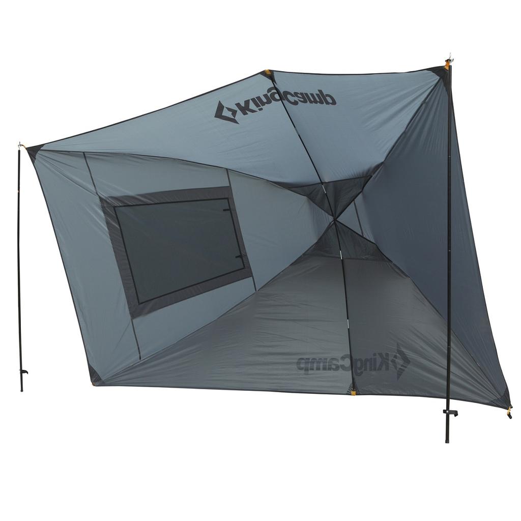Tenda da campeggio per auto KING CAMP con bussola - Grigio