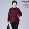 Plus Size Windbreaker for Middle-Aged and Elderly Women - Spring/Autumn Lapel Jacket
