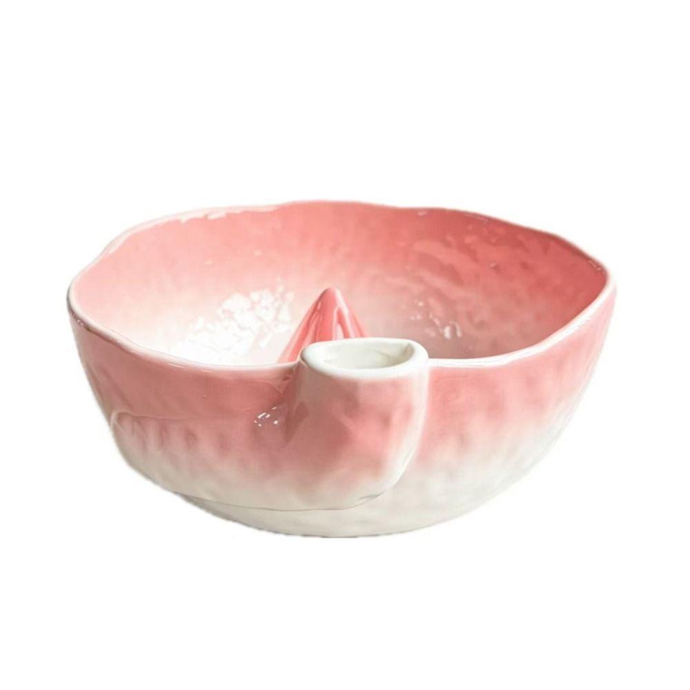Self Spinning Berry Washing Bowl Perforated Draining Large Capacity Ceramic Fruit Washer Easy To Clean Time-Saving