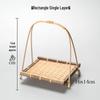 Ude Rectangular Handled Bamboo Basket