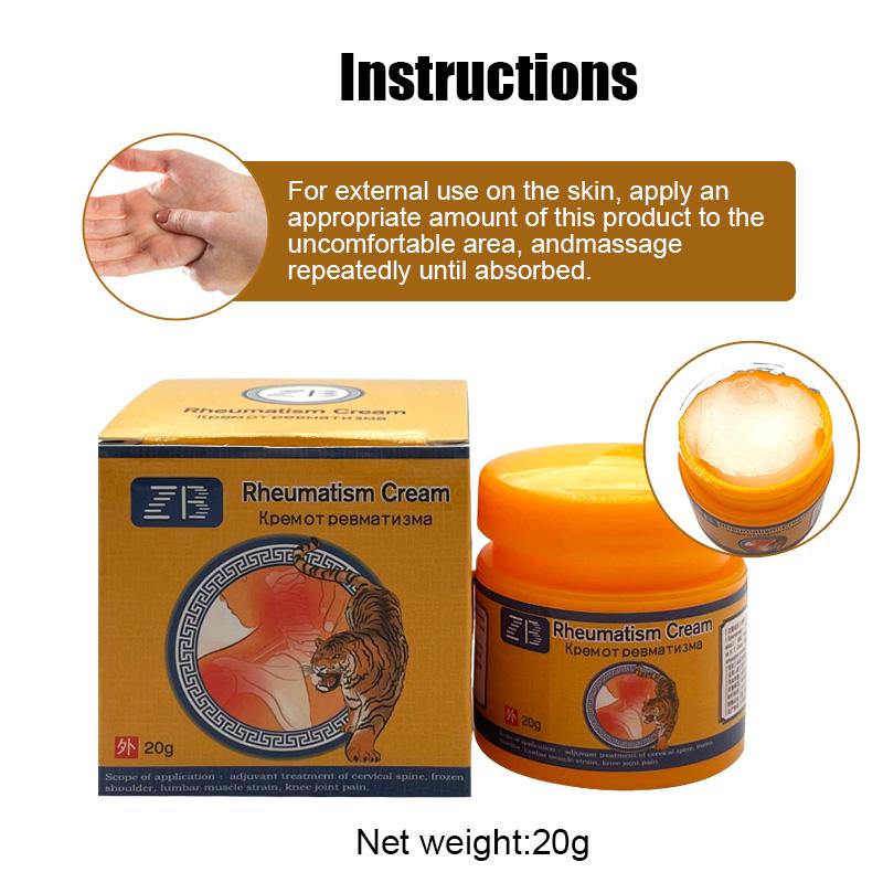 Tiger Pain Relief Cream Foot Sourness Care Reduces Swelling Pains Relieve Congestion Relaxes Muscles