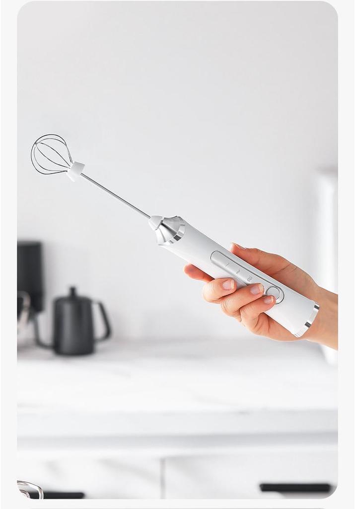 Handheld Wireless Mini Electric Milk Frother & Egg Beater