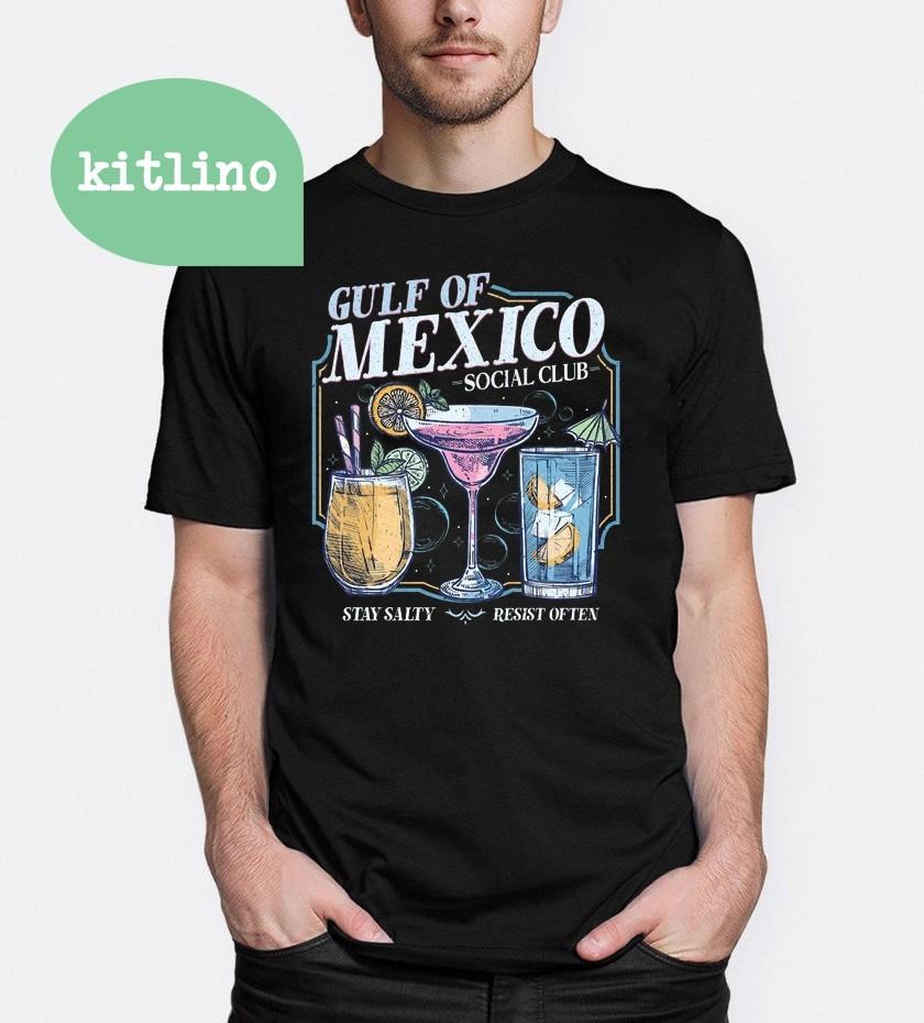 Gulf of Mexico Social Club Stay Salty Resist Often Unisex T-Shirt S