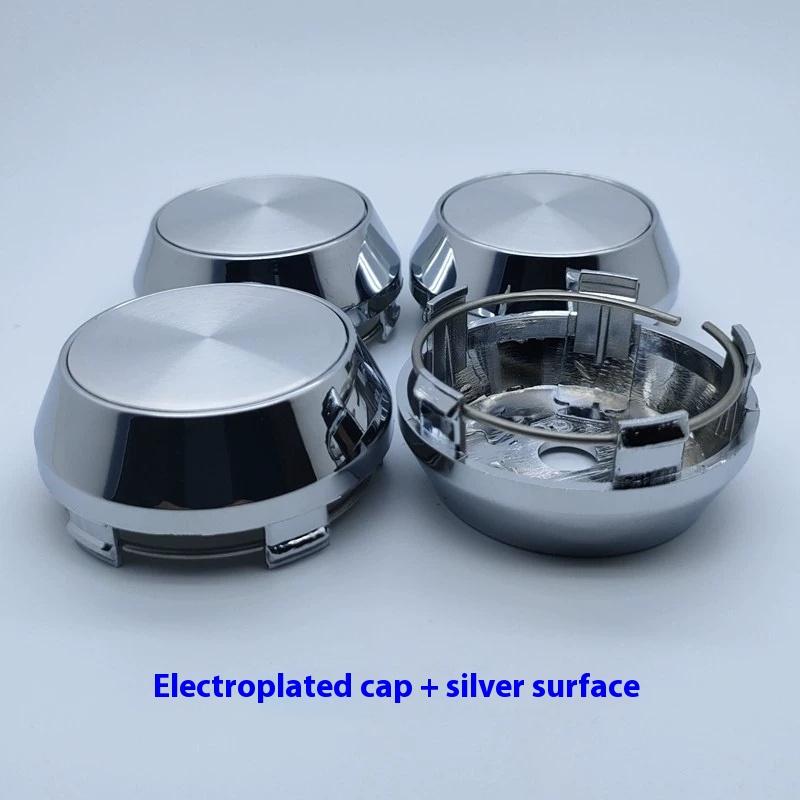 4Pcs Rim Center Cap 60Mm/2.36" Od 56Mm/2.2" Id For Nex-O Wheels Mk009 #481K60 I40 16" Wheel Tyre Rim Hub Cap Cover