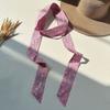 Flower Field Oil Painting Scarf Cotton Extended Long Ribbon Neckerchief Scarf Headband  Women